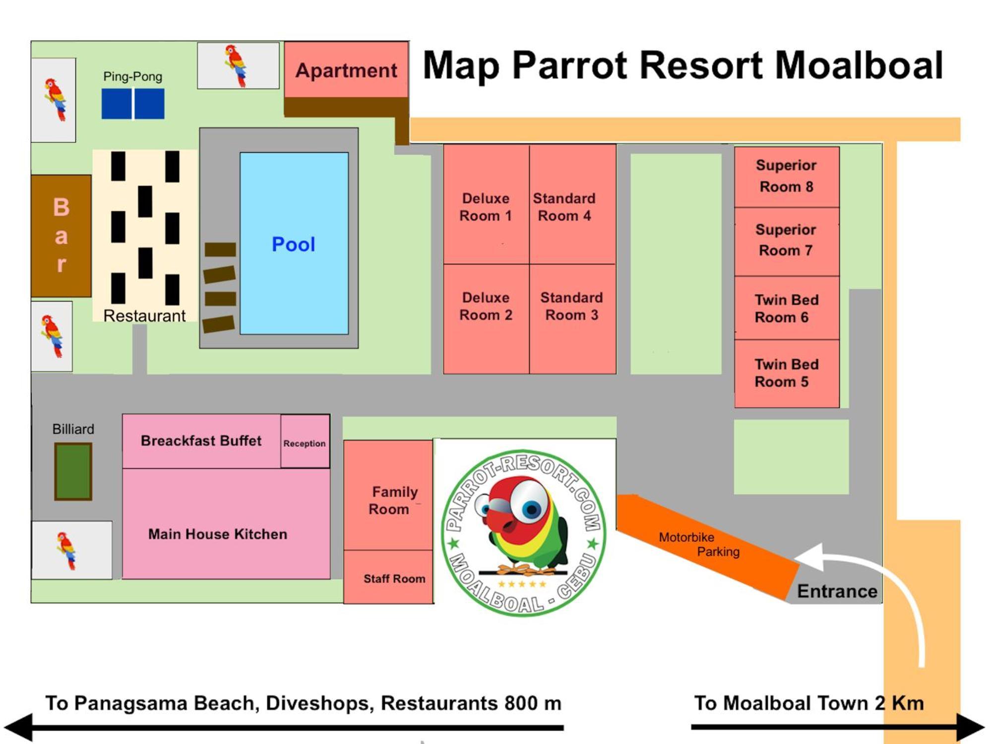 Parrot Resort Moalboal Exterior photo